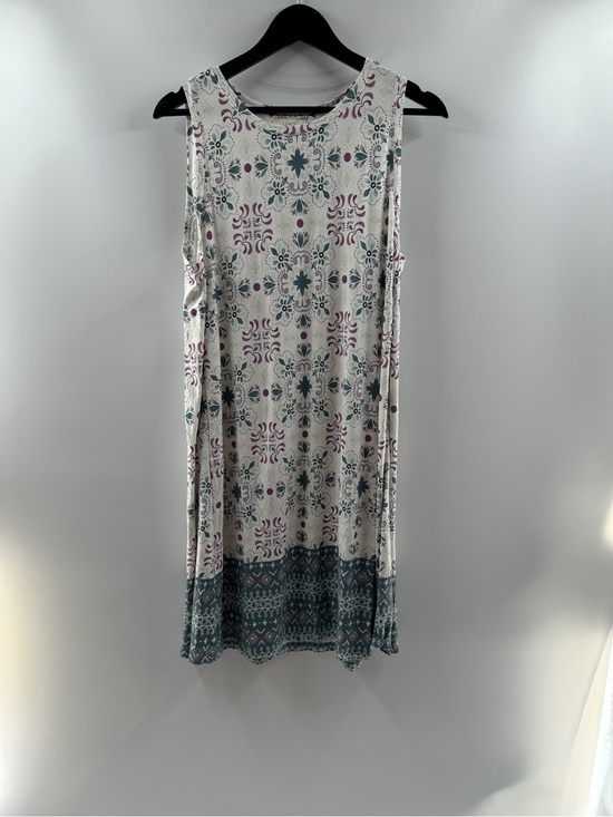 LOFT Dresses & Skirts - LOFT Boho Floral Border Print Sleeveless Dress – Women’s Large